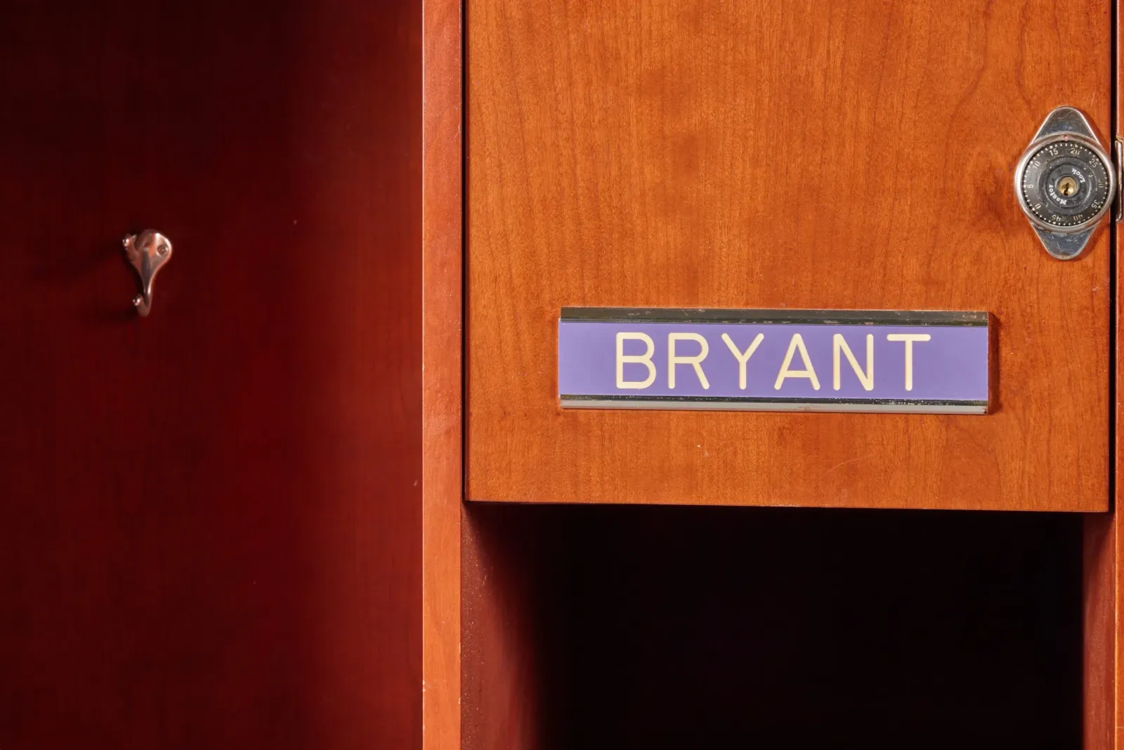 Kobe Bryant's Lakers locker, which sold for $2.88 million at Sotheby's.