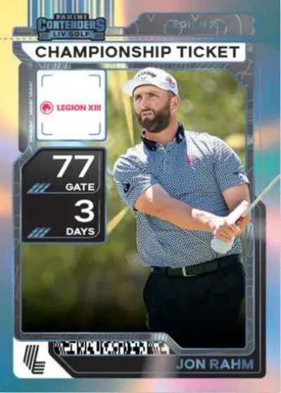 2026 Panini Contenders LIV Golf Details, Release Date, Checklist