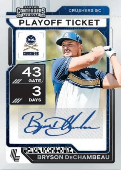 2026 Panini Contenders LIV Golf Details, Release Date, Checklist