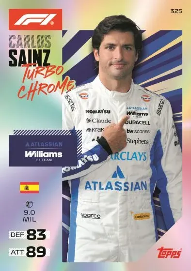2026 Topps Turbo Attax F1 Checklist, Relics and Chrome