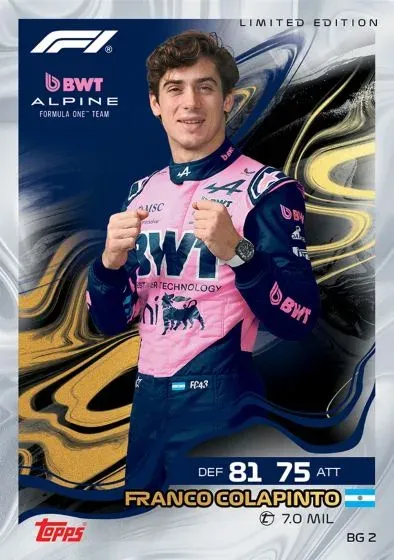 2026 Topps Turbo Attax F1 Checklist, Relics and Chrome