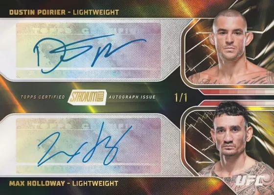 2026 Topps Stadium Club UFC Checklist, Autos and Inserts