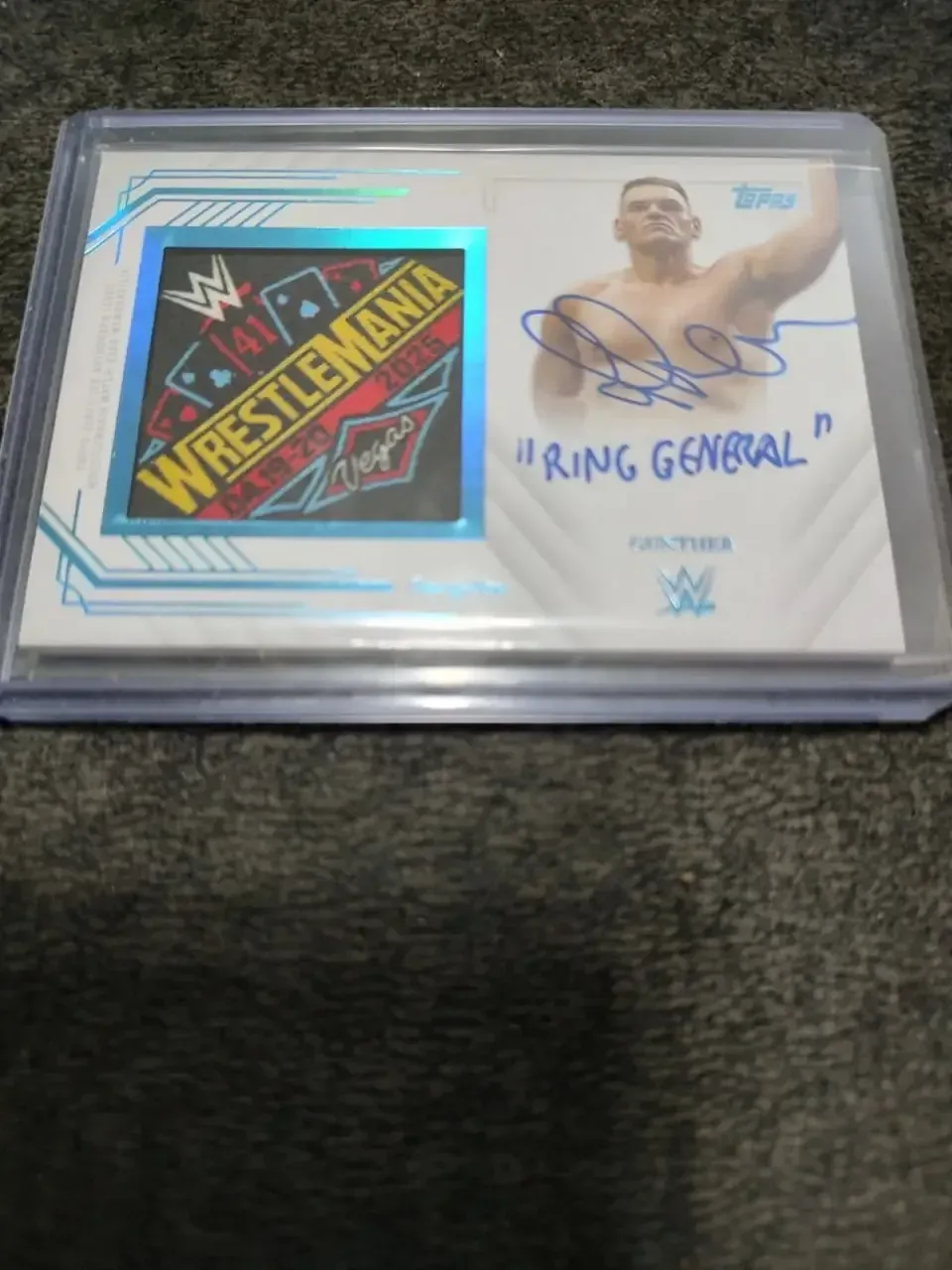Topps WWE Royalty Gunther WrestleMania Patch