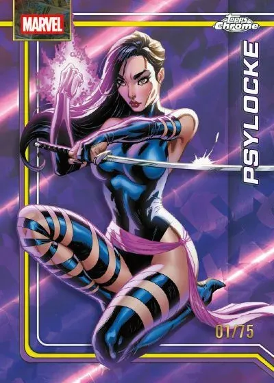 2026 Topps Chrome Sapphire Marvel Comics Checklist, Details