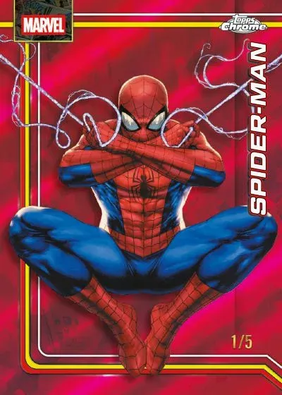 2026 Topps Chrome Sapphire Marvel Comics Checklist, Details