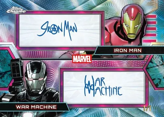 2026 Topps Chrome Sapphire Marvel Comics Checklist, Details