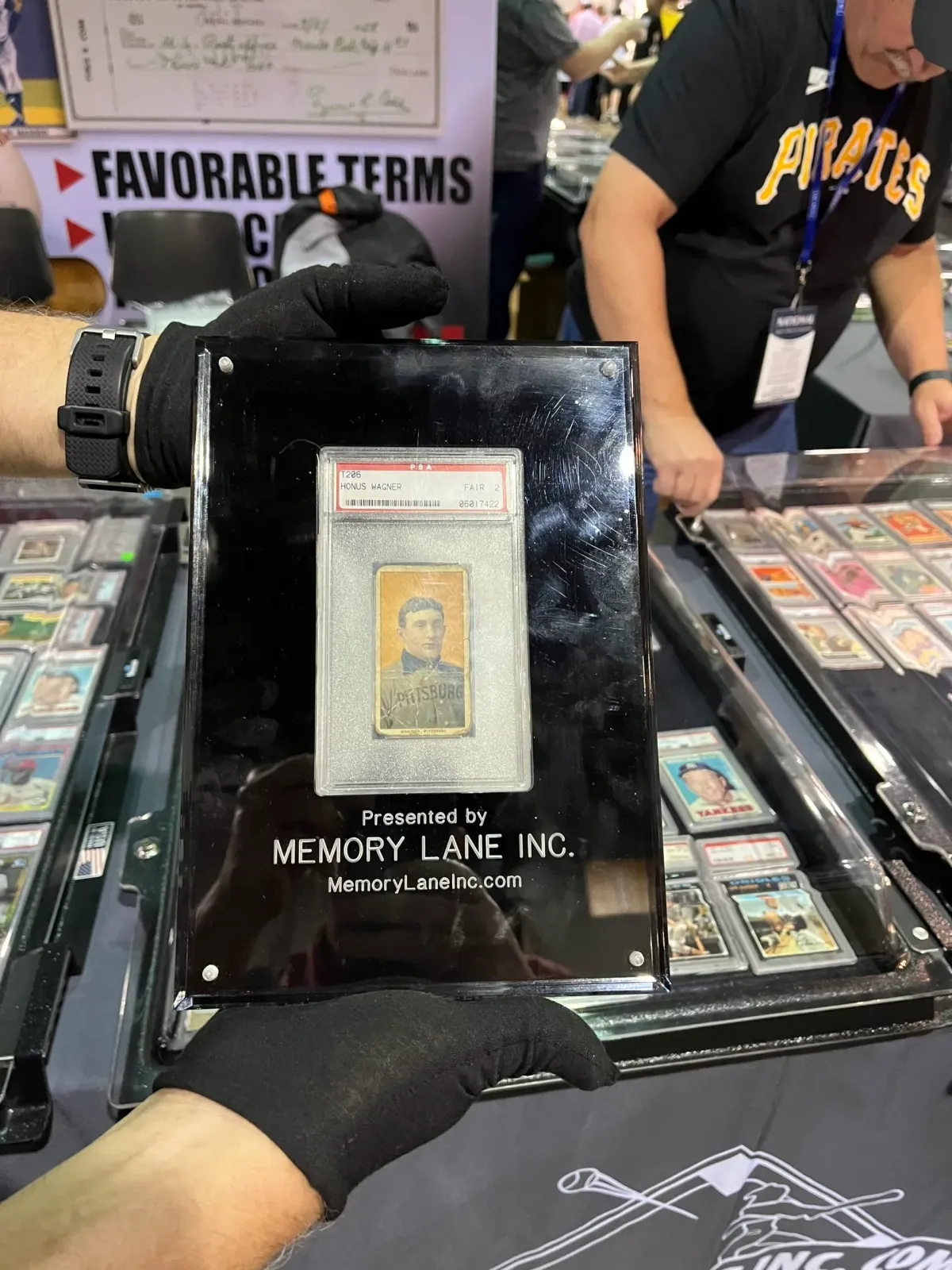 T206 Honus Wagner card at Memory Lane Inc.