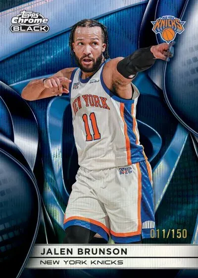 2025-26 Topps Chrome Black Basketball Checklist, Details