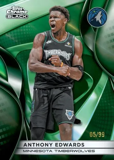 2025-26 Topps Chrome Black Basketball Checklist, Details