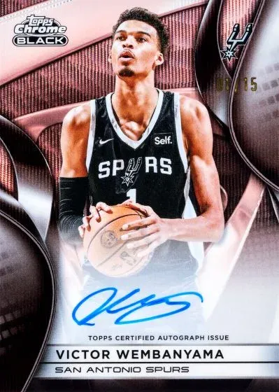 2025-26 Topps Chrome Black Basketball Checklist, Details