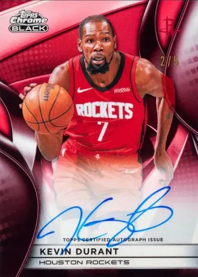 2025-26 Topps Chrome Black Basketball Checklist, Details