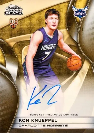 2025-26 Topps Chrome Black Basketball Checklist, Details