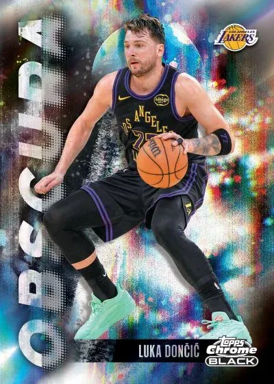 2025-26 Topps Chrome Black Basketball Checklist, Details