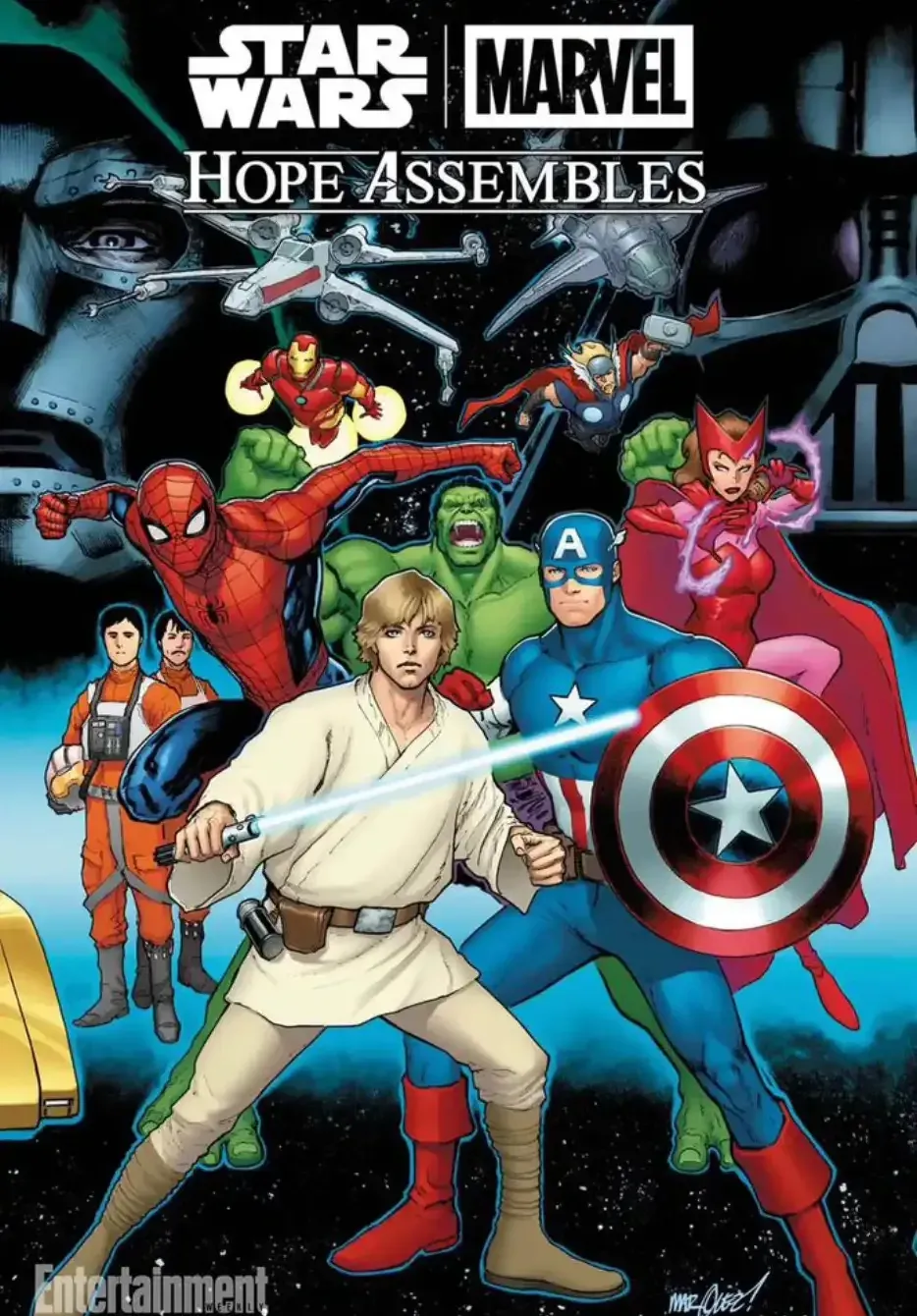 Fans are will be eager to see the stories and art that evolves from characters like Luke Skywalker, Spider-Man, and Captain A