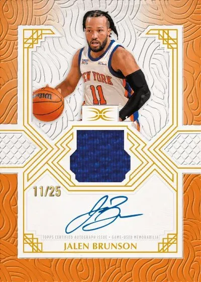 2025-26 Topps Definitive Basketball Checklist Details