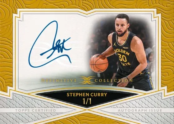 2025-26 Topps Definitive Basketball Checklist Details
