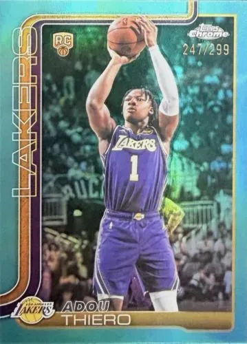 2025-26 Topps Chrome Update Basketball Parallel Guide