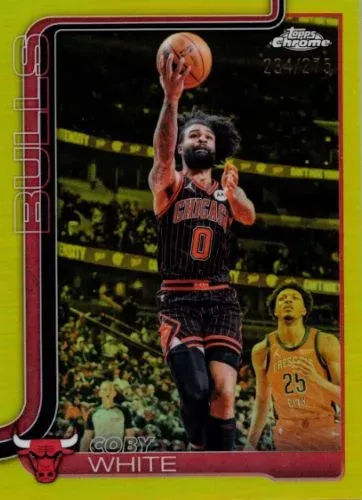 2025-26 Topps Chrome Update Basketball Parallel Guide