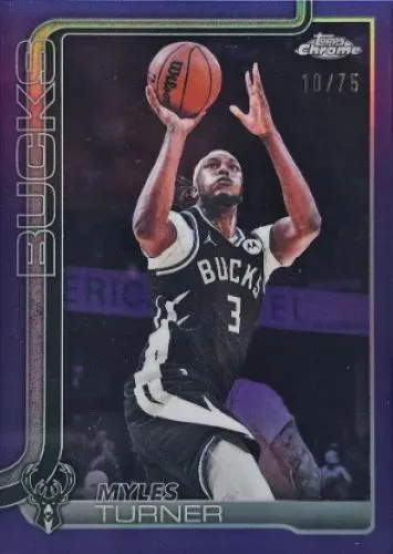 2025-26 Topps Chrome Update Basketball Parallel Guide