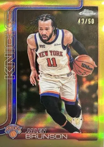 2025-26 Topps Chrome Update Basketball Parallel Guide