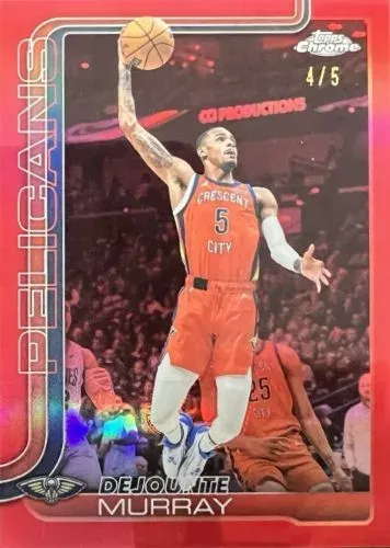 2025-26 Topps Chrome Update Basketball Parallel Guide