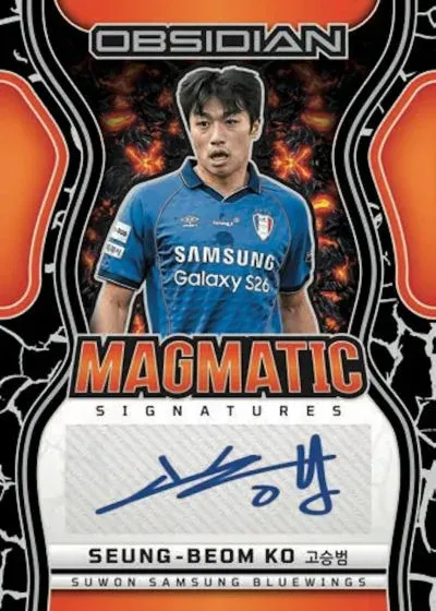 2026 Panini Obsidian K League Soccer Brings Dark Chrome