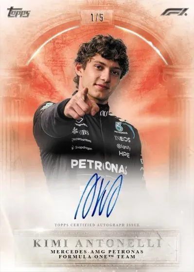 2026 Topps F1 Eccellenza Brings Premium Italian Flair