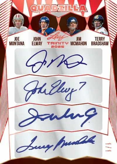 2026 Leaf Trinity Football Checklist, Release Details