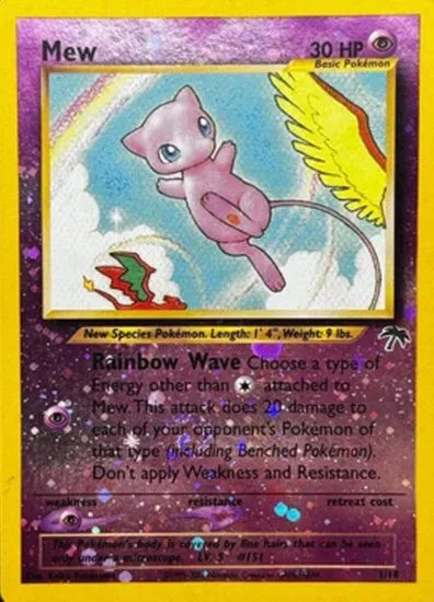 Top 3 Most Valuable Mew Cards in Pokémon TCG