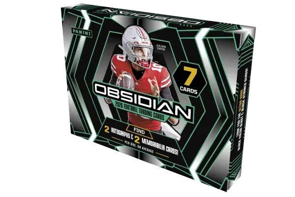 2026 Panini Obsidian Football Returns With 7-Card Boxes