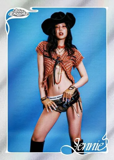 2026 Topps Chrome x Jennie Brings Premium K-Pop Chrome