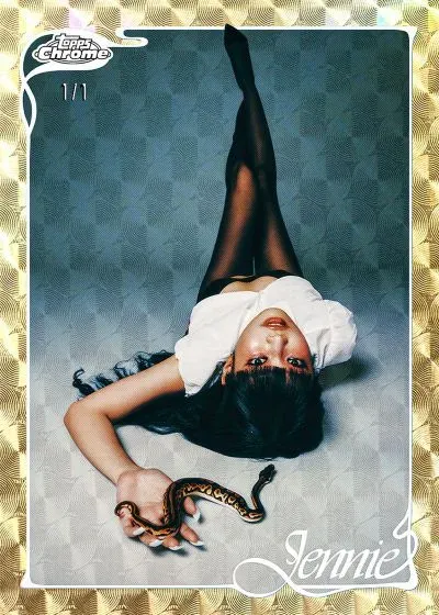 2026 Topps Chrome x Jennie Brings Premium K-Pop Chrome