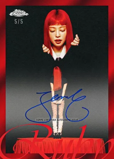 2026 Topps Chrome x Jennie Brings Premium K-Pop Chrome