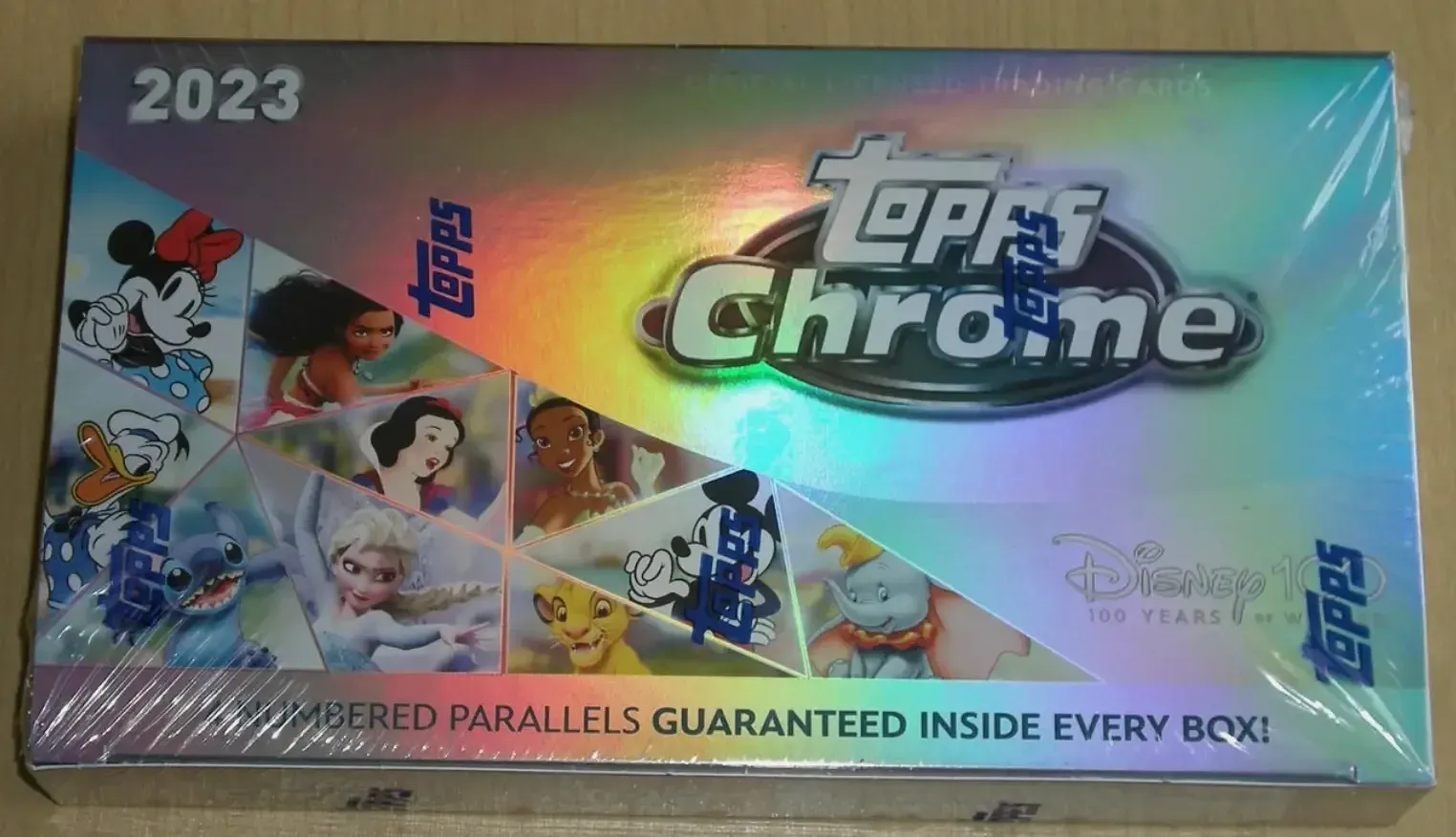 2023 Topps Chrome Disney 100 Years factory sealed hobby box
