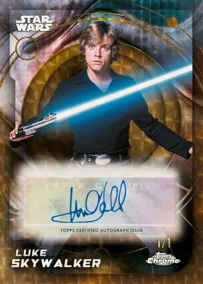 2026 Topps Chrome Star Wars Checklist, Autos and Inserts