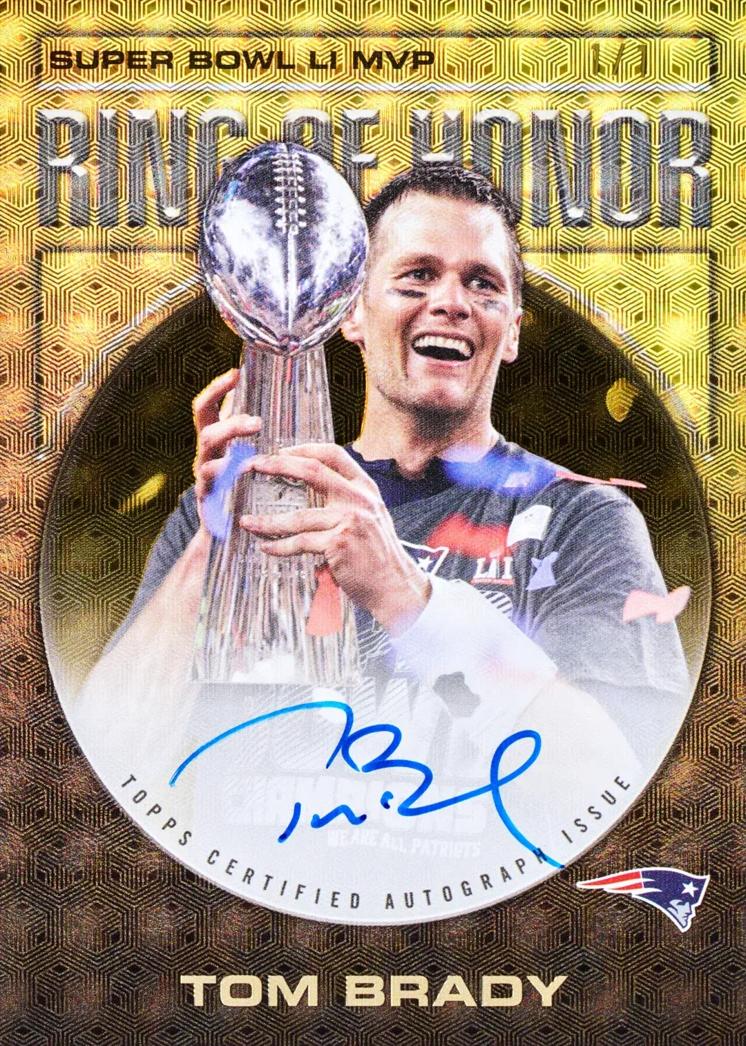 2026 Topps Flagship Football Tom Brady Ring of Honor card.
