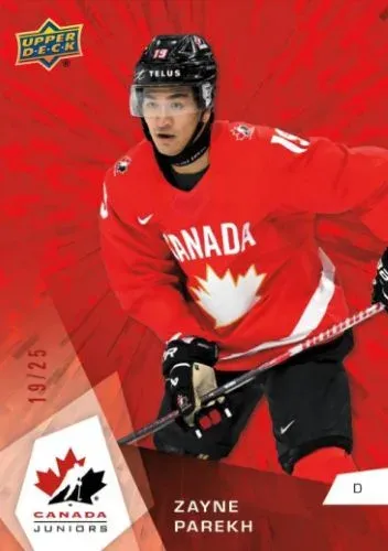 2026 Upper Deck Team Canada Juniors Hockey Checklist Revealed