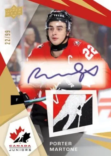 2026 Upper Deck Team Canada Juniors Hockey Checklist Revealed
