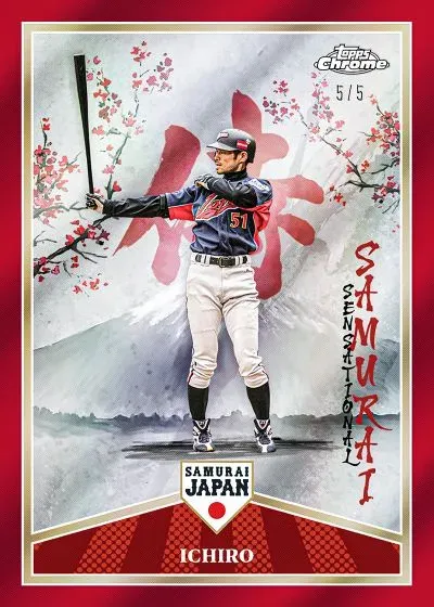 2026 Topps Chrome Team Samurai Japan Checklist and Details