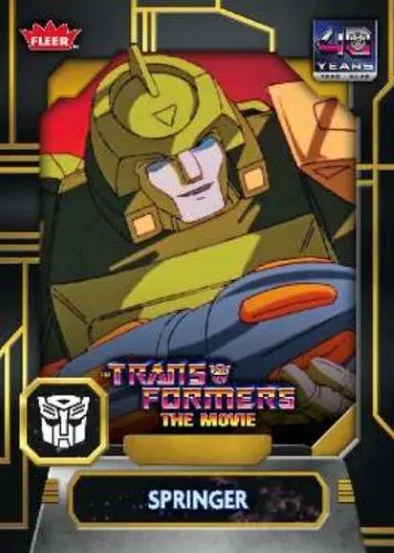2026 Fleer Transformers: The Movie 40th Anniversary Details