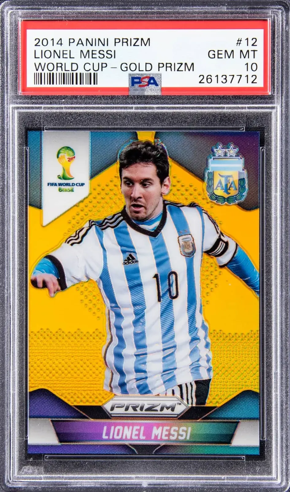 2014 World Cup Prizm Gold /10 PSA 10