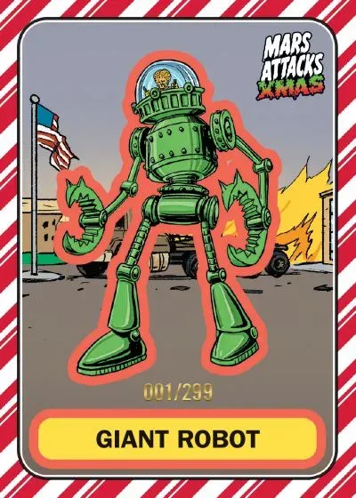2026 Topps Mars Attacks Christmas Brings Holiday Chaos