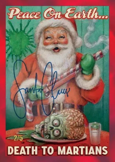 2026 Topps Mars Attacks Christmas Brings Holiday Chaos