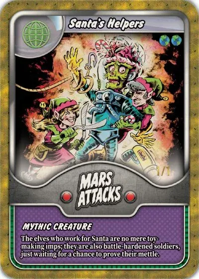 2026 Topps Mars Attacks Christmas Brings Holiday Chaos