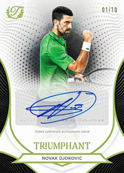 2026 Topps Triumphant Tennis Checklist, Autographs and Details