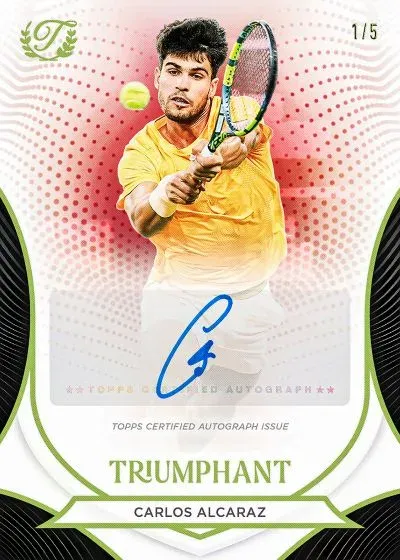 2026 Topps Triumphant Tennis Checklist, Autographs and Details