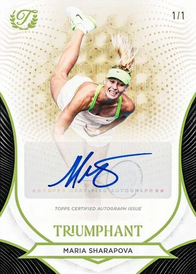 2026 Topps Triumphant Tennis Checklist, Autographs and Details
