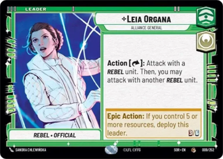 Top 3 Leia Organa Cards in Star Wars: Unlimited
