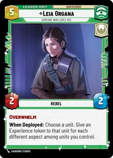 Top 3 Leia Organa Cards in Star Wars: Unlimited