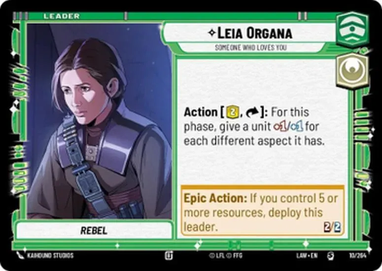 Top 3 Leia Organa Cards in Star Wars: Unlimited